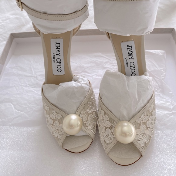Jimmy Choo | Shoes | Jimmy Choo Sacora 0 Lace Heel | Poshmark